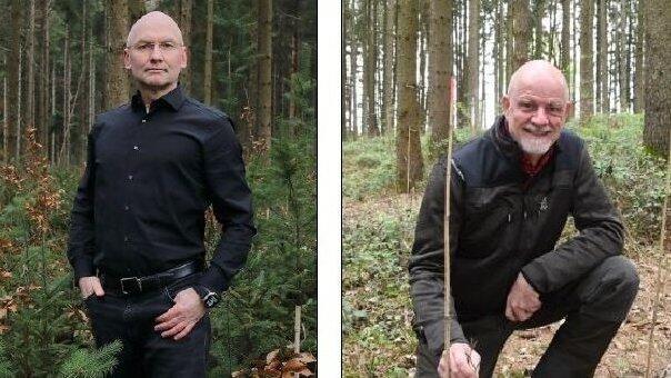 Werner Berthold aus Reisbach (links) und Georg Weinzierl aus Großköllnbach stehen im Finale beim Wettbewerb um den Deutschen Waldpreis 2026. Werner Berthold aus Reisbach (links) und Georg Weinzierl aus Großköllnbach stehen im Finale beim Wettbewerb um den Deutschen Waldpreis 2026.