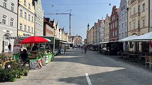 Oftmals bot sich dienstags auf dem Markt das gleiche Bild: Geringer Besucherandrang traf auf wenige Beschicker.