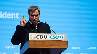 Demonstrative Geschlossenheit dominierte den Wahlkampfabschluss der Union in München.