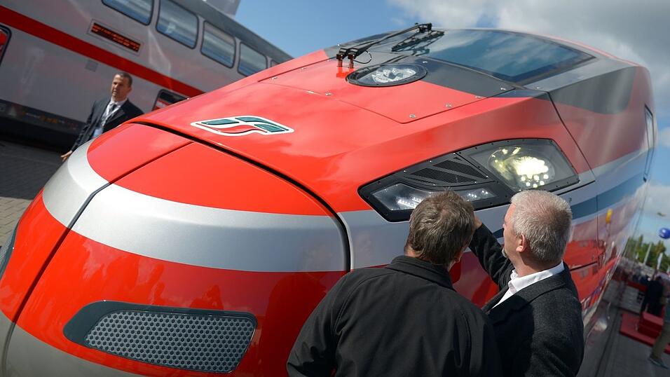 2014 war ein Frecciarossa 1000 in Berlin zu Gast - f&uuml;r eine Messe. (Archivbild)
