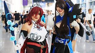 Gern gesehen auf der Gamescom: die Cosplayer.