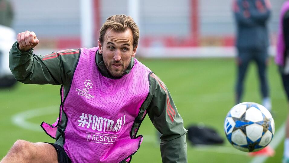 Ausgeruht und bereit für das große Spiel: Harry Kane beim Bayern-Training.