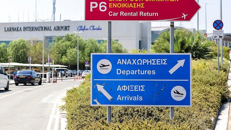 Auch der Flughafen Larnaka ist vom Streik betroffen. (Archivbild)