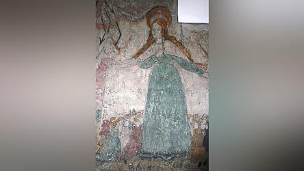 Fresko der Schutzmantelmadonna, 1512.