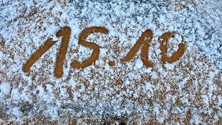 Am Sonntagnachmittag schneite es in Bretterschachten in Bodenmais. 