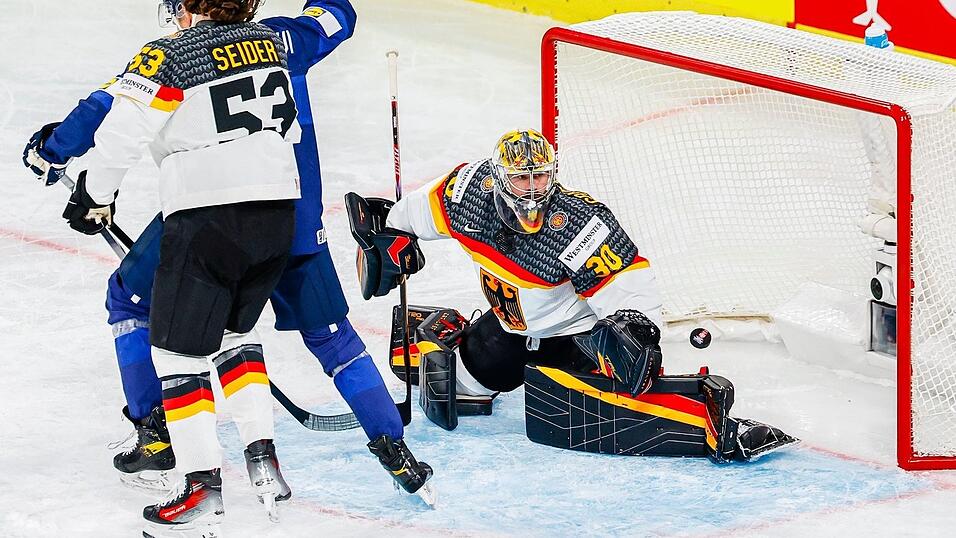 NHL-Torh&uuml;ter Phlipp Grubauer war ein &uuml;berragender R&uuml;ckhalt f&uuml;r die Eishockey-Nationalmannschaft.