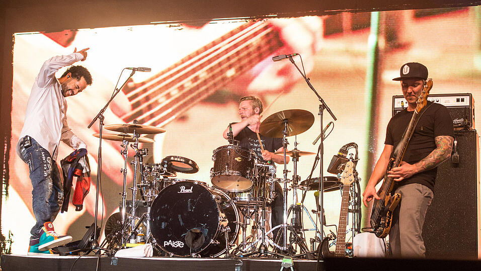 Der letzte Gig des Abends am Samstag: Adel Tawil. Foto: Mathias Adam