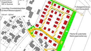 Gemäß aktuellem Bebauungsplanentwurf entstehen in Fischerdorf 35 Wohneinheiten.