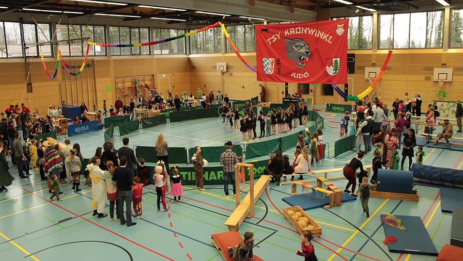 Gut besucht war die Kardinal-Konrad-von-Preysing-Halle beim Kinderfasching des TSV.