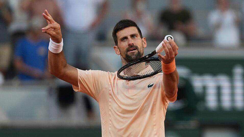 Hat in Paris sichtlich gute Laune: Novak Djokovic. Hat in Paris sichtlich gute Laune: Novak Djokovic.