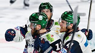 Jubeln auch im dritten Duell: Die Eisb&auml;ren Berlin