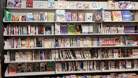 Ein Blick ins Manga-Regal.