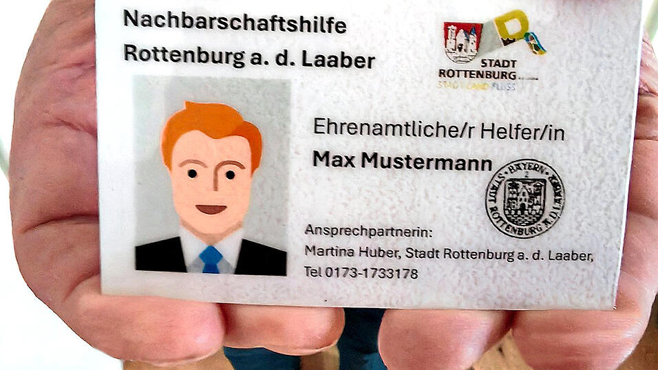Die Helfer bekommen alle einen Ausweis, um m&ouml;glichen Betr&uuml;gereien vorzubeugen.