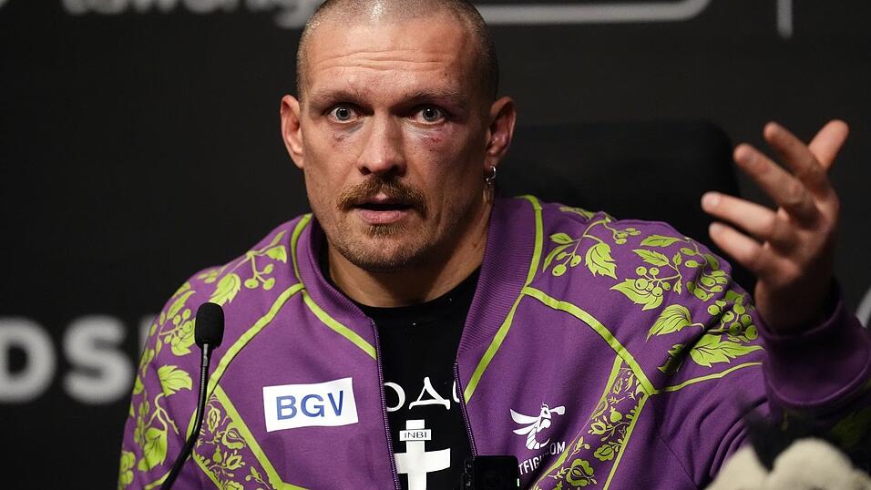 Usyk nach seinem WM-Sieg gegen Fury. (Archivbild)