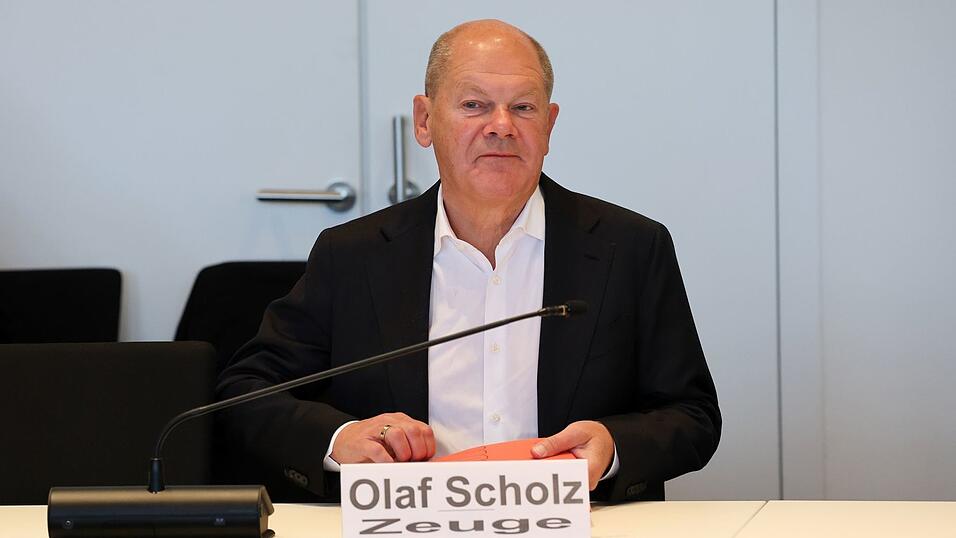 Ex-Kanzler Olaf Scholz (SPD) sagte im Schweriner Untersuchungsausschuss zur Nord Stream 2-Pipeline für russisches Erdgas aus.