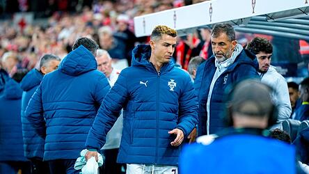 Ronaldos letzter Abgang? Der Superstar macht dem Trainer Vorw&uuml;rfe. (Archivbild)