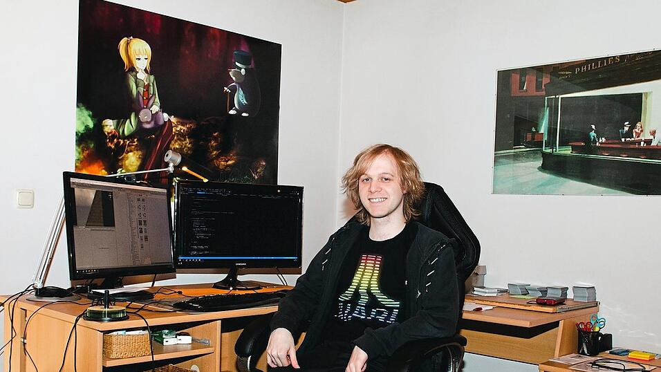 Ein großes Projekt: Maximilian Abstreiterund sein Spiel 'The Donnerwald Experiment'. Ein großes Projekt: Maximilian Abstreiterund sein Spiel 'The Donnerwald Experiment'.