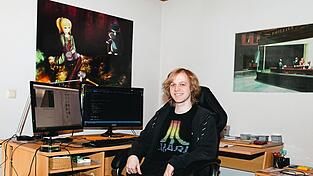 Ein großes Projekt: Maximilian Abstreiterund sein Spiel 'The Donnerwald Experiment'.