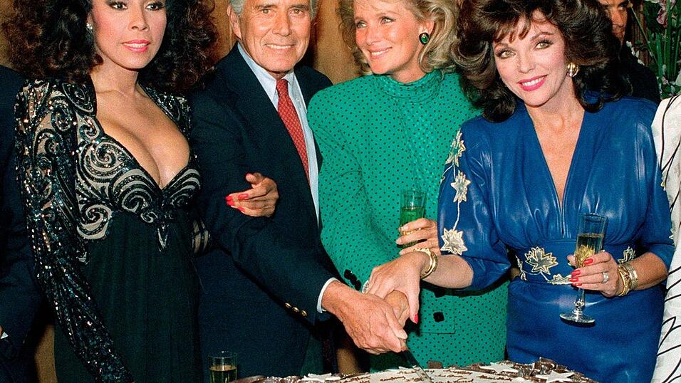 Diahann Carroll, John Forsythe, Linda Evans und Joan Collins aus der Hit-Serie «Der Denver-Clan». (Archivbild) Diahann Carroll, John Forsythe, Linda Evans und Joan Collins aus der Hit-Serie «Der Denver-Clan». (Archivbild)