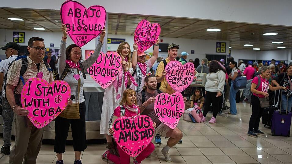 Aktivisten aus mehreren L&auml;ndern sind in Havanna bereits eingetroffen.