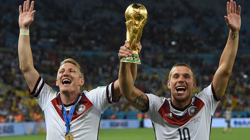 Schweini und Poldi waren lange Zeit das Traum-Duo der Nationalmannschaft. (Archivbild)