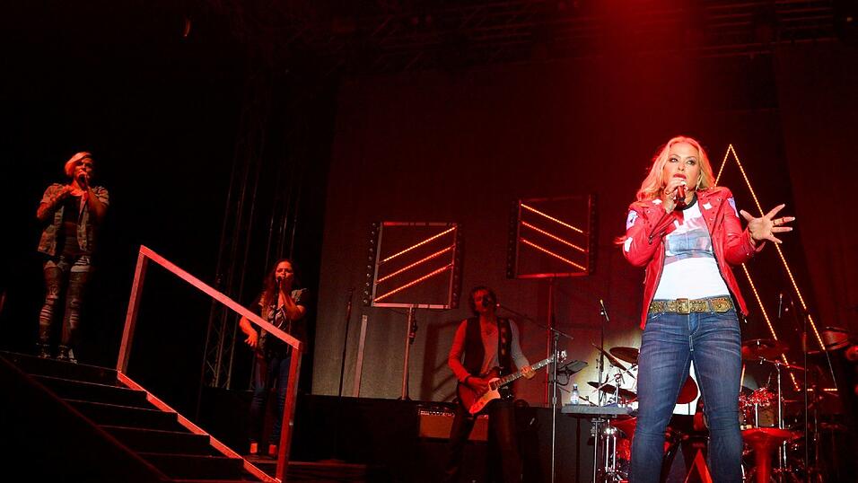 Anastacia rockte das Bluetone-Zelt. Anastacia rockte das Bluetone-Zelt.