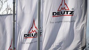 Deutz-Fahnen in K&ouml;ln.