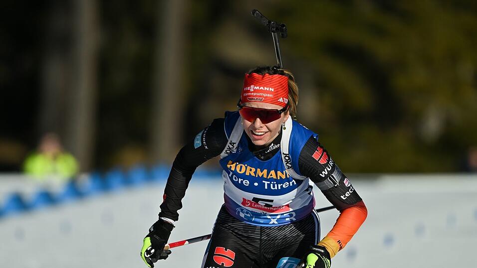 Johanna Puff trifft bei ihrem WM-Debüt alle 20 Scheiben.