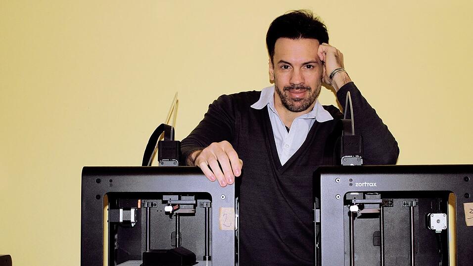 Die Bestandteile dafür werden mithilfe von 3-D-Druckern gefertigt. Die Bestandteile dafür werden mithilfe von 3-D-Druckern gefertigt.