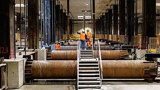 F&uuml;r die zweite Stammstrecke wird tief im M&uuml;nchner Untergrund gebaut - und am Hauptbahnhof bald auch weit nach oben. (Archivbild)