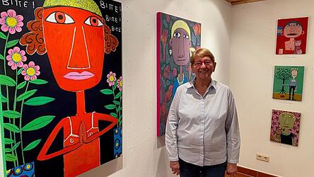 Galeristin Dr. Elisabeth Lerche freut sich auf die Ausstellung mit Bildern von Irene Fastner. Vernissage ist am Samstag, 14. M&auml;rz.