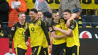 Die Dortmunder hatten Grund zur Freude.