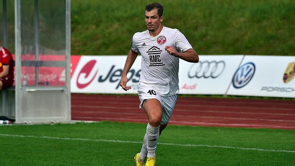 Donaustaufs Siegtorsch&uuml;tze in Hof: Kevin Hoffmann.