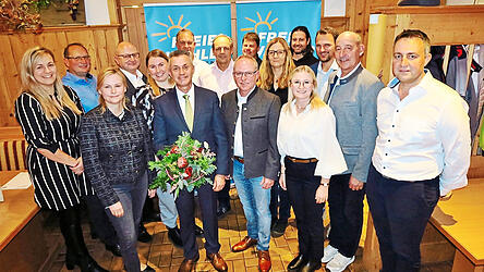 Die Kandidaten der FWG für die Gemeinderatswahl 2026.