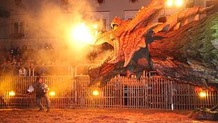 Duie Further Polizei ist mit dem Verlauf des diesj&auml;hrigen Drachenstichs zufrieden.