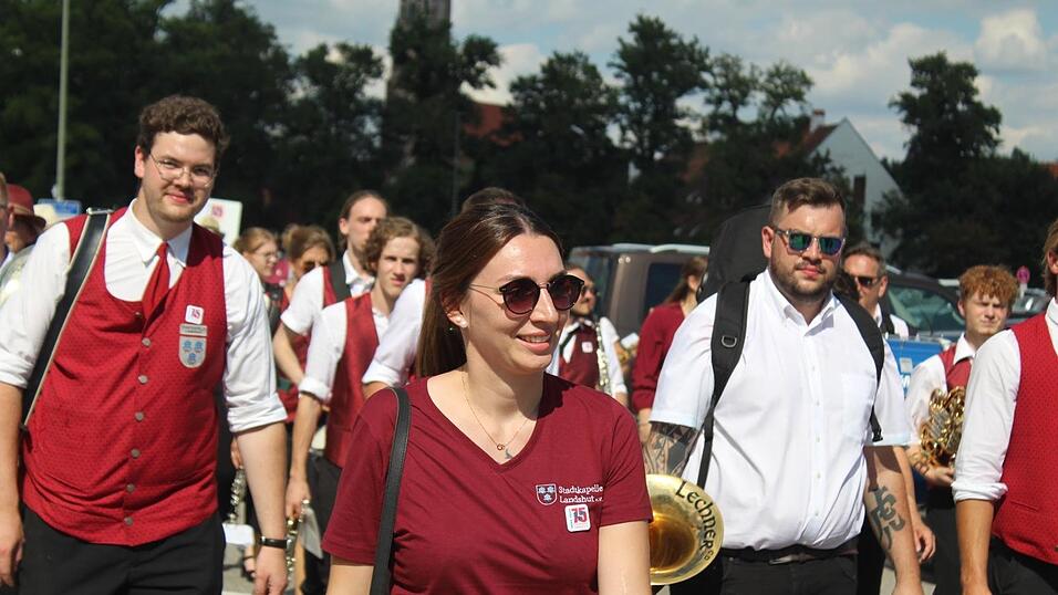 Die Bilder vom Festwochenende der Landshuter Stadtkapelle.