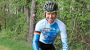 Steinberger beim Training.