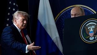 Persönlich begegneten sich Trump und Putin zuletzt in Alaska. (Archivbild)