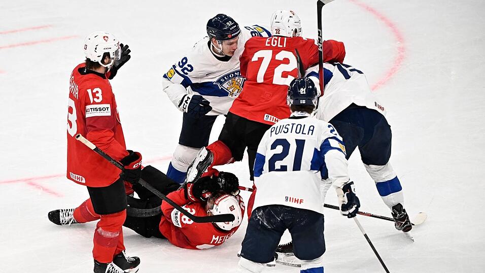 Finnland und die Schweiz lieferten sich ein packendes WM-Finale. Finnland und die Schweiz lieferten sich ein packendes WM-Finale.