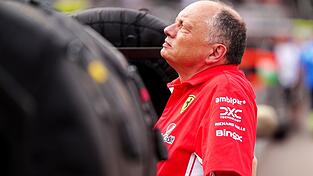 Ferrari-Teamchef Fr&eacute;d&eacute;ric Vasseur muss in einer Klinik behandelt werden.