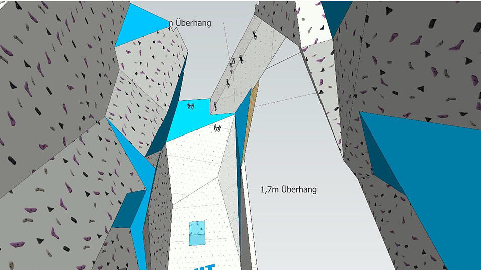 Die Theke wird kleiner, dafür gibt einen Überhang. Die Theke wird kleiner, dafür gibt einen Überhang.