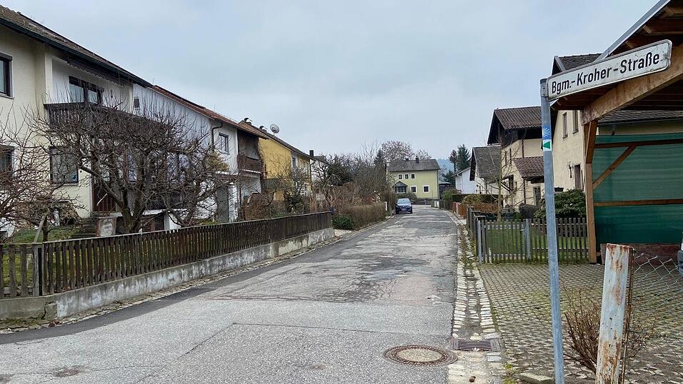 Saniert wird unter anderem ein Teilbereich der Bgm.-Kroher-Stra&szlig;e.