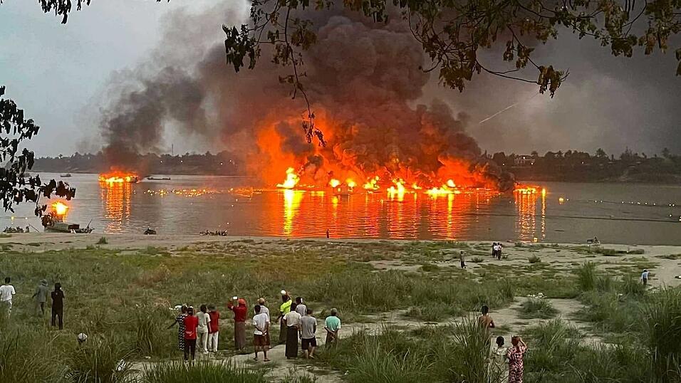 Das Ungl&uuml;ck passierte beim Umladen von Treibstoff.