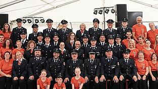 Die Feuerwehrgemeinde feierte 150 Jahre Dienst f&uuml;r ihre Mitmenschen.