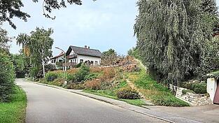 Das Grundstück an der Rombachstraße, auf dem das Mehrfamilienhaus entstehen soll. Jüngst wurde dort der üppige Bewuchs gerodet.