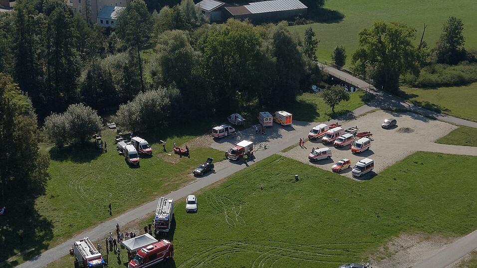 Ein Großaufgebot kam im Mäandertal zusammen.