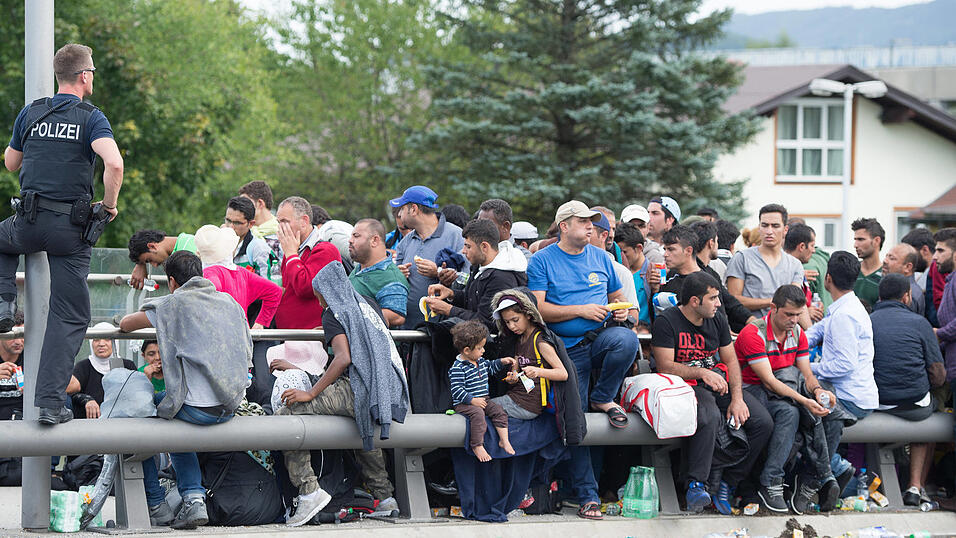 2015 nahm die Fl&uuml;chtlingskrise ihren Anfang, zum Beispiel hier im oberbayerischen Freilassing. Jetzt gehen die Zahlen zur&uuml;ck.