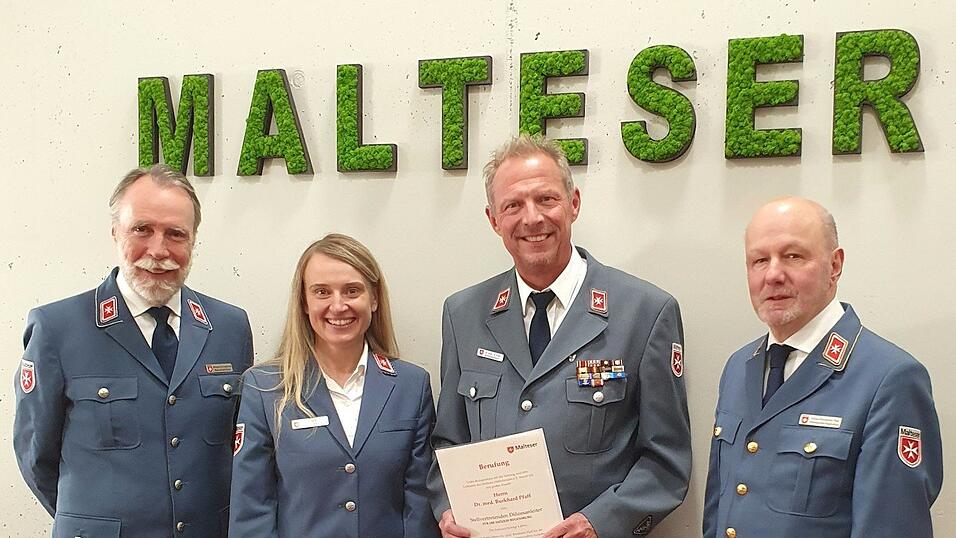 Di&ouml;zesanleiter Past (v.r.n.l.) ernannte Dr. Pfaff im Beisein von Di&ouml;zesangesch&auml;ftsf&uuml;hrerin Hutzler und Regionalleiter Graf Keglevich zum stellvertretenden Di&ouml;zesanleiter.