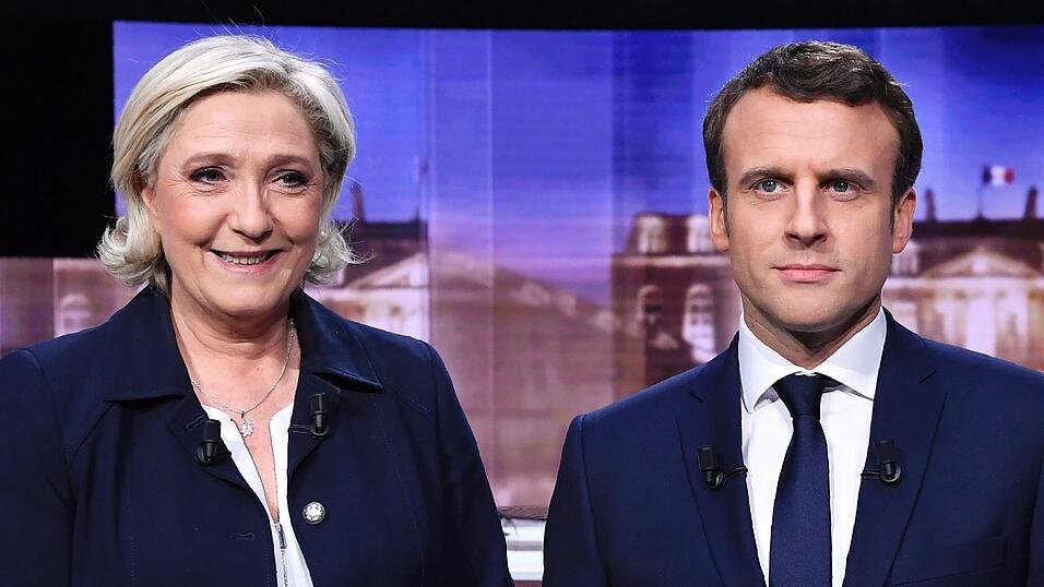 Das Duell Macron gegen Le Pen ist eine Neuauflage der Stichwahl von 2017. Das Duell Macron gegen Le Pen ist eine Neuauflage der Stichwahl von 2017.