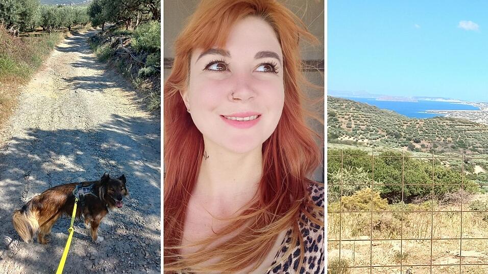 Auf Kreta passt Kati auf das Haus und den Hund einer deutschen Frau auf.
